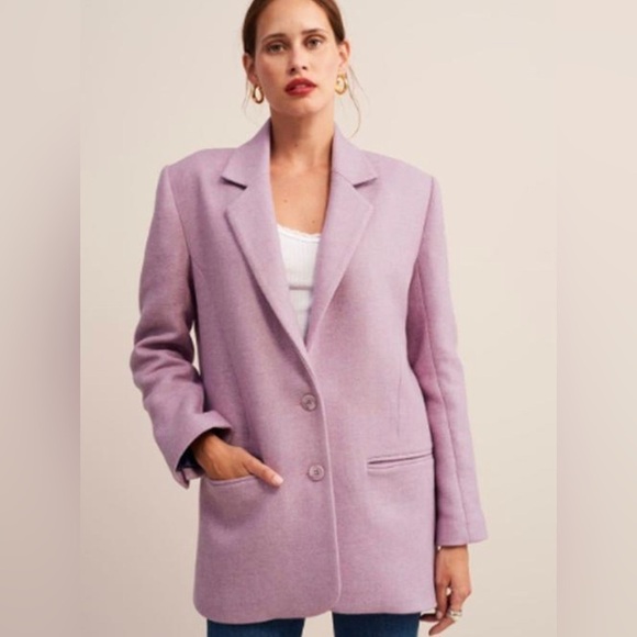 Rare Rouje Jacques wool jacket in lavender - Picture 2 of 7